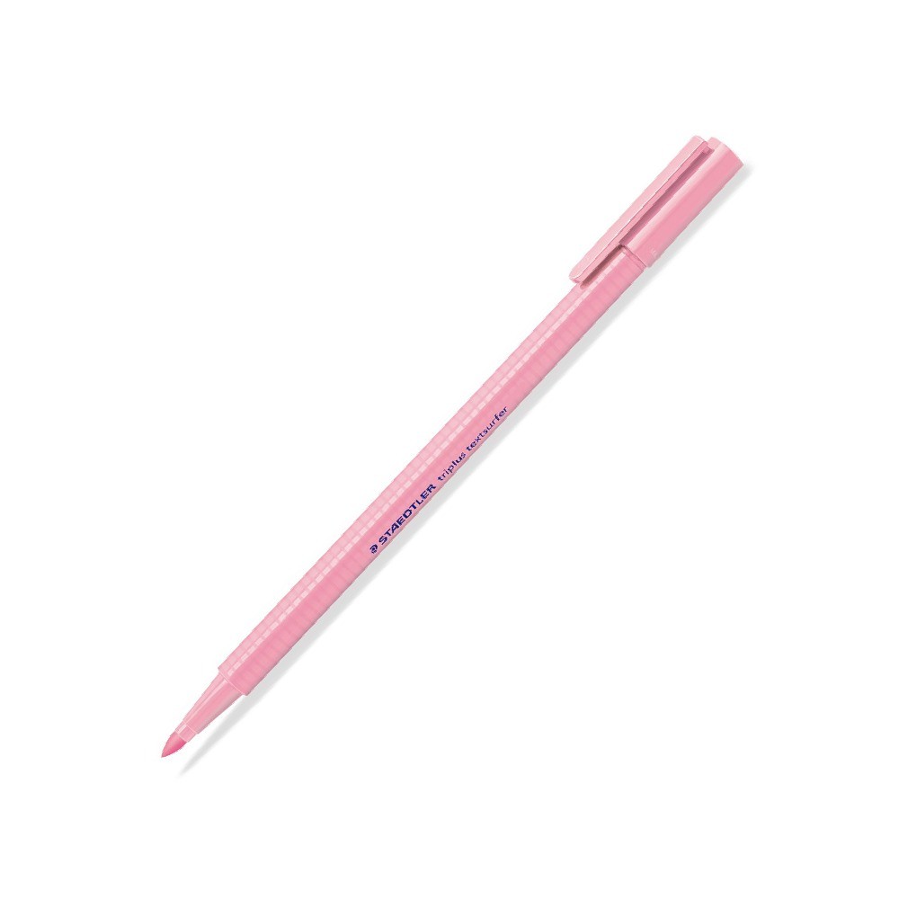ปากกาเน้นข้อความ ไตรพลัส STAEDTLER รุ่น 362C 210 สีแดงอ่อน  10 ชิ้น กล่อง 