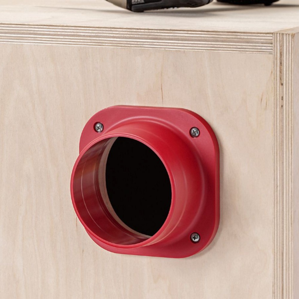 วาล์วเปิด ปิดท่อดูดฝุ่น Woodpeckers FTBG IL FullThrottle Blast Gate ขนาด 4 นิ้ว แบบ Inline