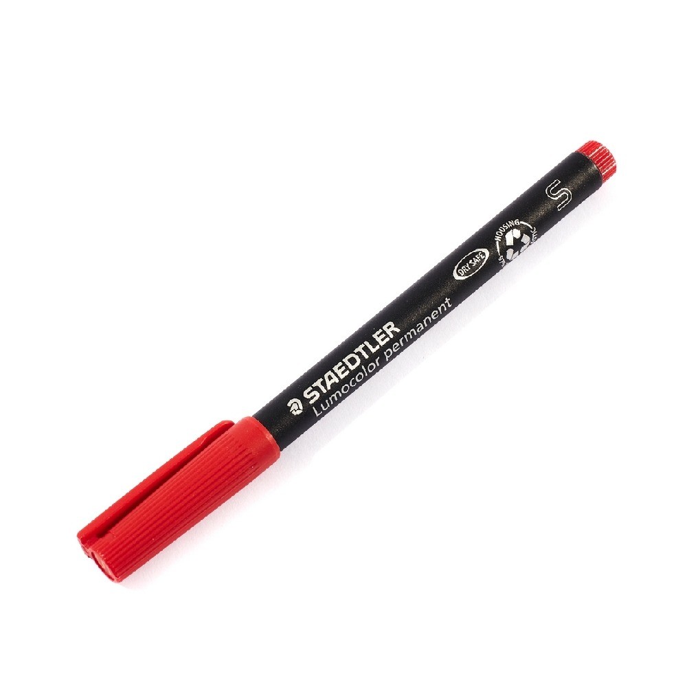 ปากกาเขียนแผ่นใส STAEDTLER รุ่น 313 2 สีแดง ขนาด 0 4 มม 