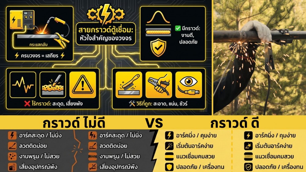 ใช้ ตู้เชื่อม ทำไมสายกราวด์ต้องดี เจาะลึกสิ่งสำคัญ ที่ไม่ควรมองข้าม