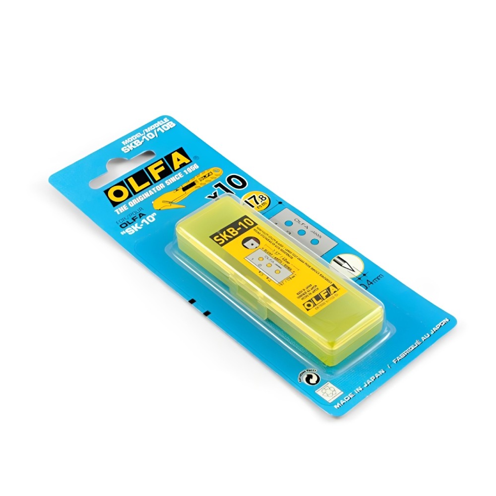 ใบมีดคัตเตอร์ OLFA SKB 10 สำหรับคัตเตอร์ SK 10 ขนาด 17 8 มม   10 ชิ้น 