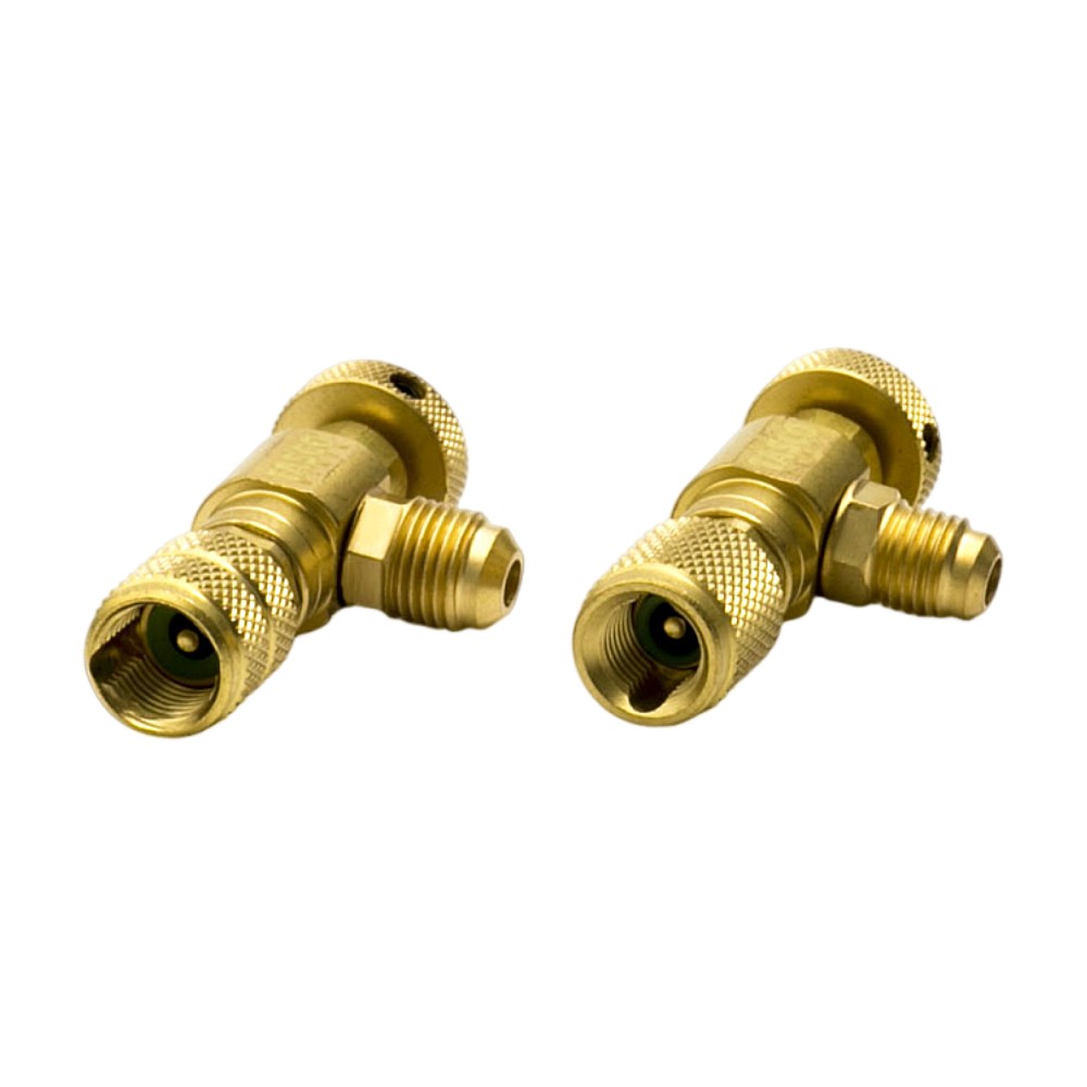 เซฟตี้วาล์ว เติมน้ำยาแอร์ TASCO BLACK TB640 Charging Valve ขนาด 5 16 นิ้ว x 5 16 นิ้ว สำหรับน้ำยาแอร์ R32  R410A