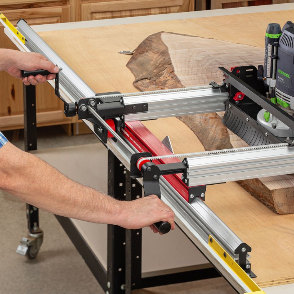 เครื่องไสหน้าไม้แผ่นใหญ่ Pro Woodpeckers SLBFPRO XL Slab Flattening Mill Pro
