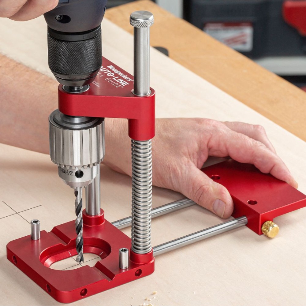 จิ๊กประคองเจาะ Woodpeckers ALDG 21 Auto Line Drill Guide