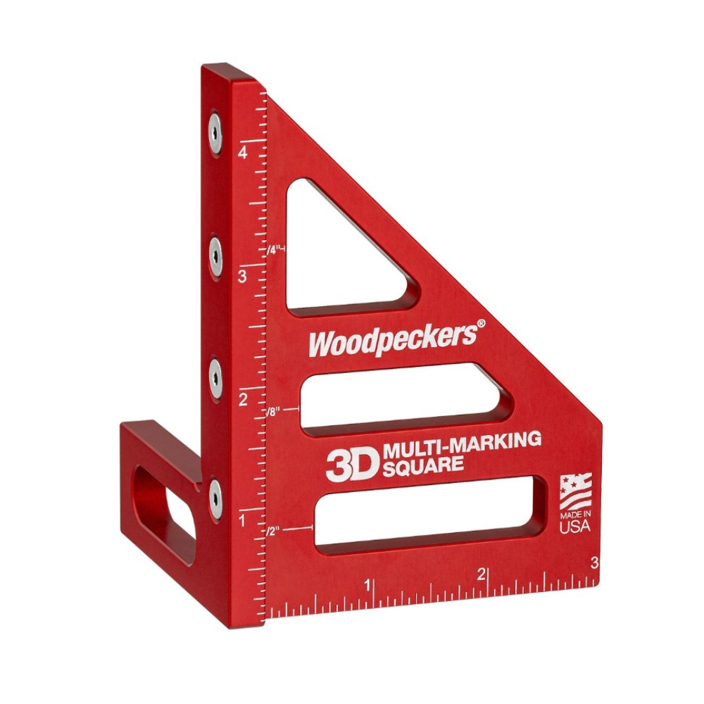 ฉากมาร์คไม้ 3 มิติ เมตริก Woodpeckers 3D MMS M Multi Marking Square