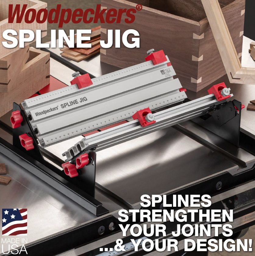 จิ๊กทำร่องเดือย Woodpeckers SPLINE 23 Spline Jig