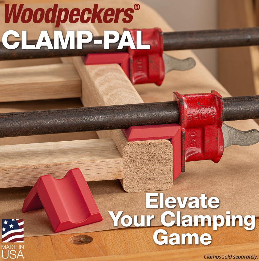 แผ่นรองแคลมป์ ป้องกันชิ้นงาน Woodpeckers CP 24 Clamp Pal Set  12 ชิ้น 