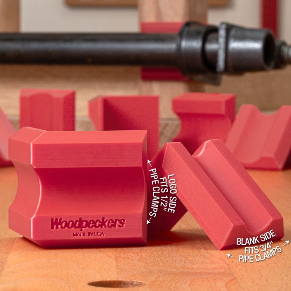 แผ่นรองแคลมป์ ป้องกันชิ้นงาน Woodpeckers CP 24 Clamp Pal Set  12 ชิ้น 