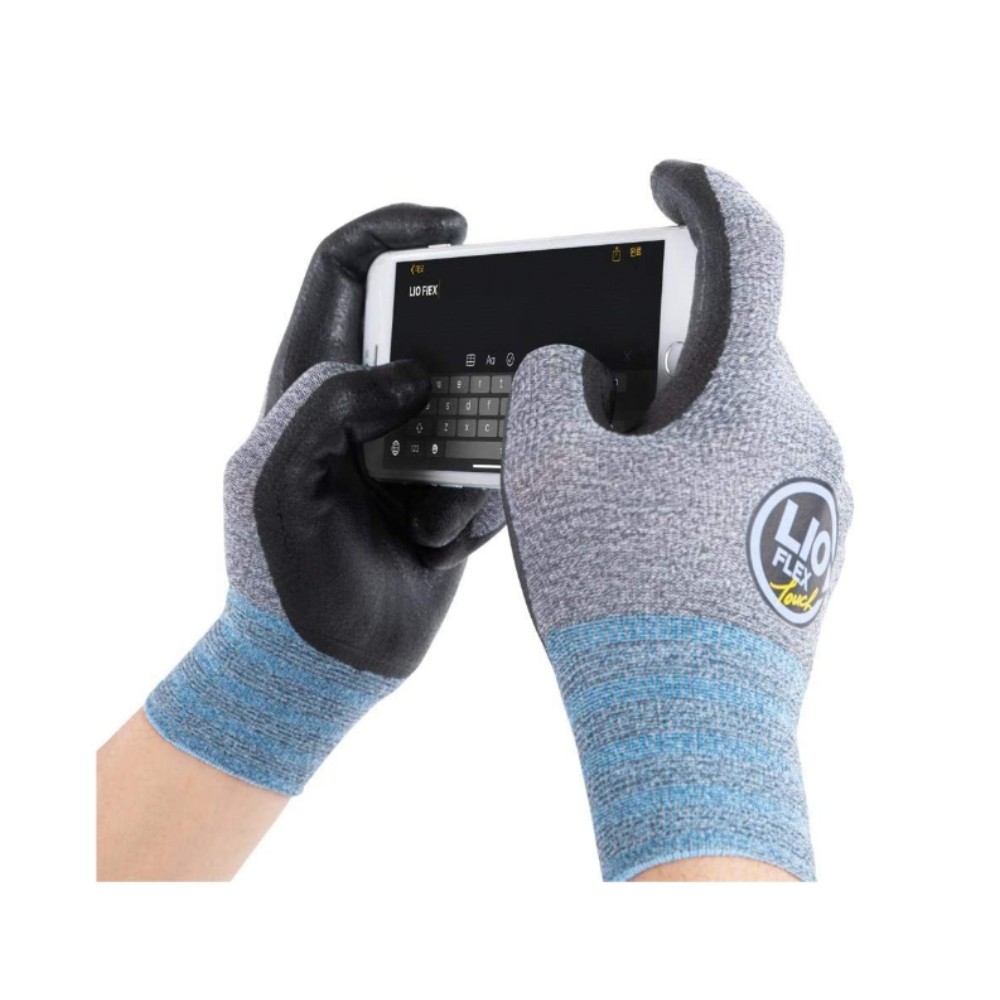 ถุงมือเซฟตี้ LIO FLEX TOUCH L181 0109 ทัชสกรีน ไซส์ L