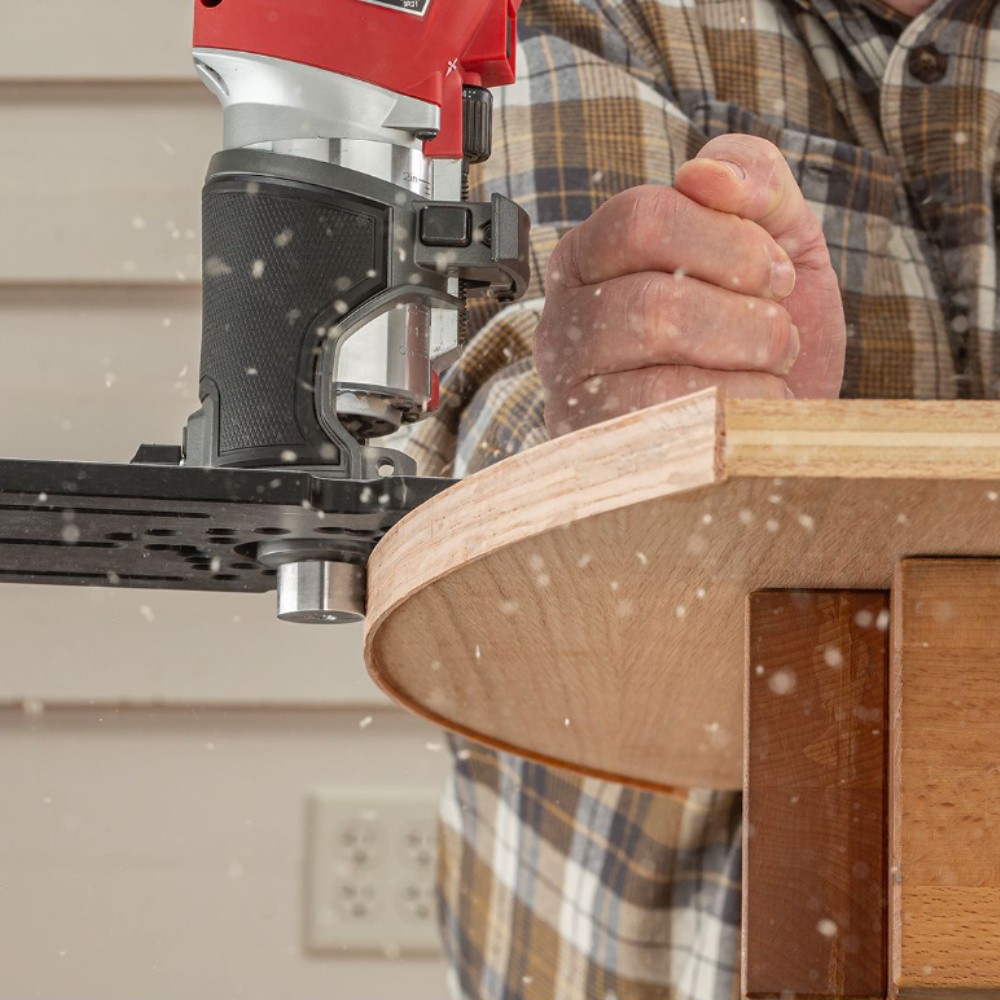 ฐานเสริมงานกัดเรียบ Woodpeckers WPFTB Woodpeckers Flush Trim Base
