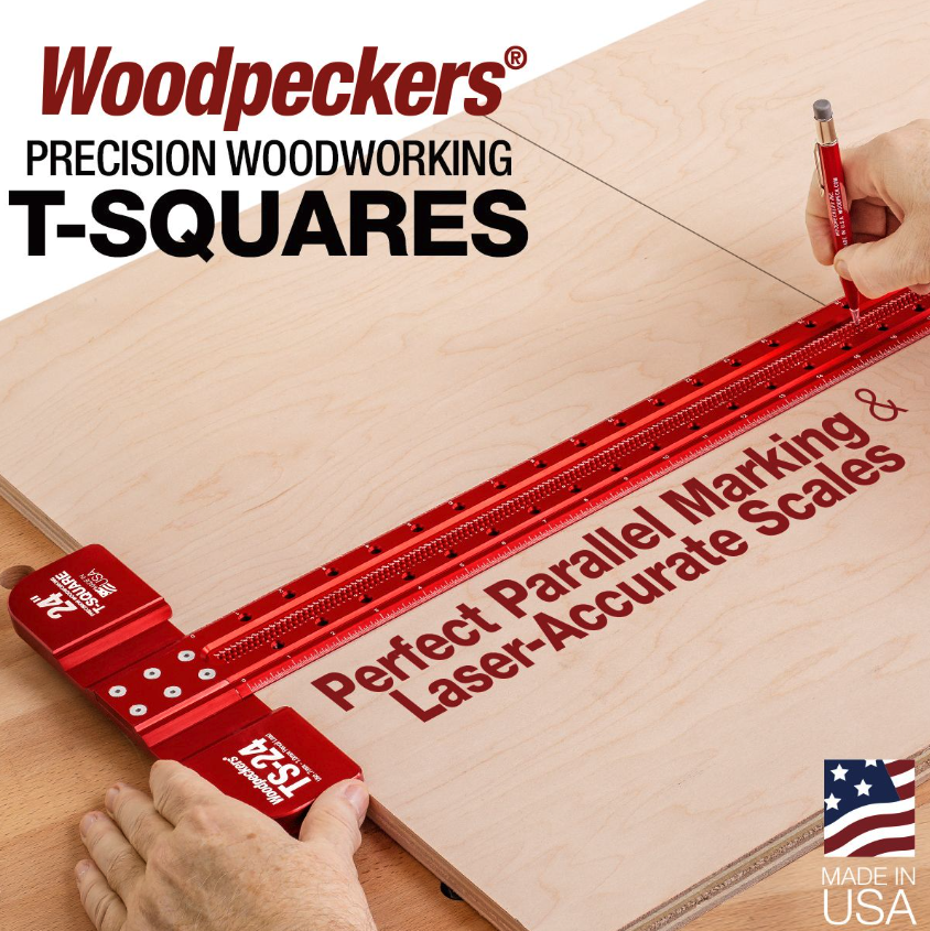 ไม้ฉาก T Square Woodpeckers TS 600 20 T Square ขนาด 600 มม 