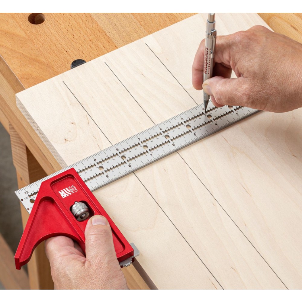 ฉากผสม เมตริก Woodpeckers CSQ STM 20 Combo Square ขนาด 300 มม 