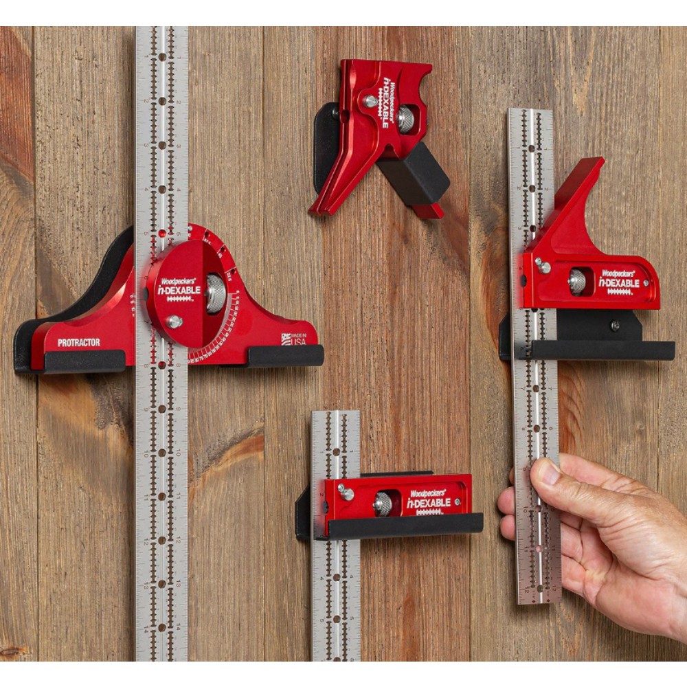 ฉากผสม เมตริก Woodpeckers CSQ STM 20 Combo Square ขนาด 300 มม 