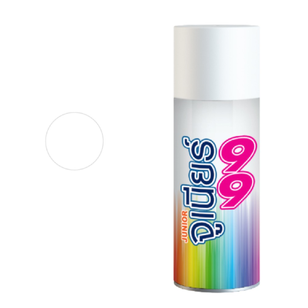 สีสเปรย์ Nippon Paint Junior 99 J200 สีขาว