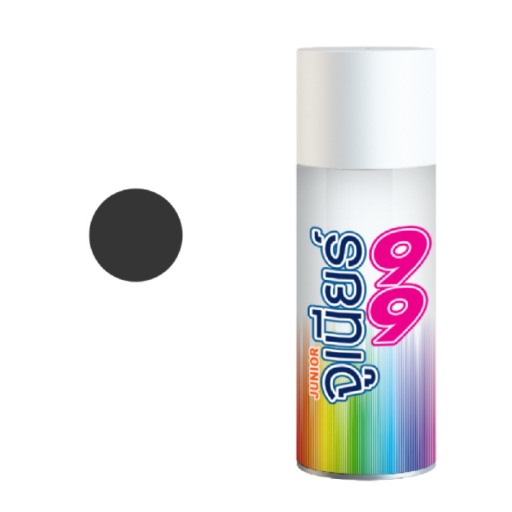 สีสเปรย์ Nippon Paint Junior 99 J212 สีดำด้าน