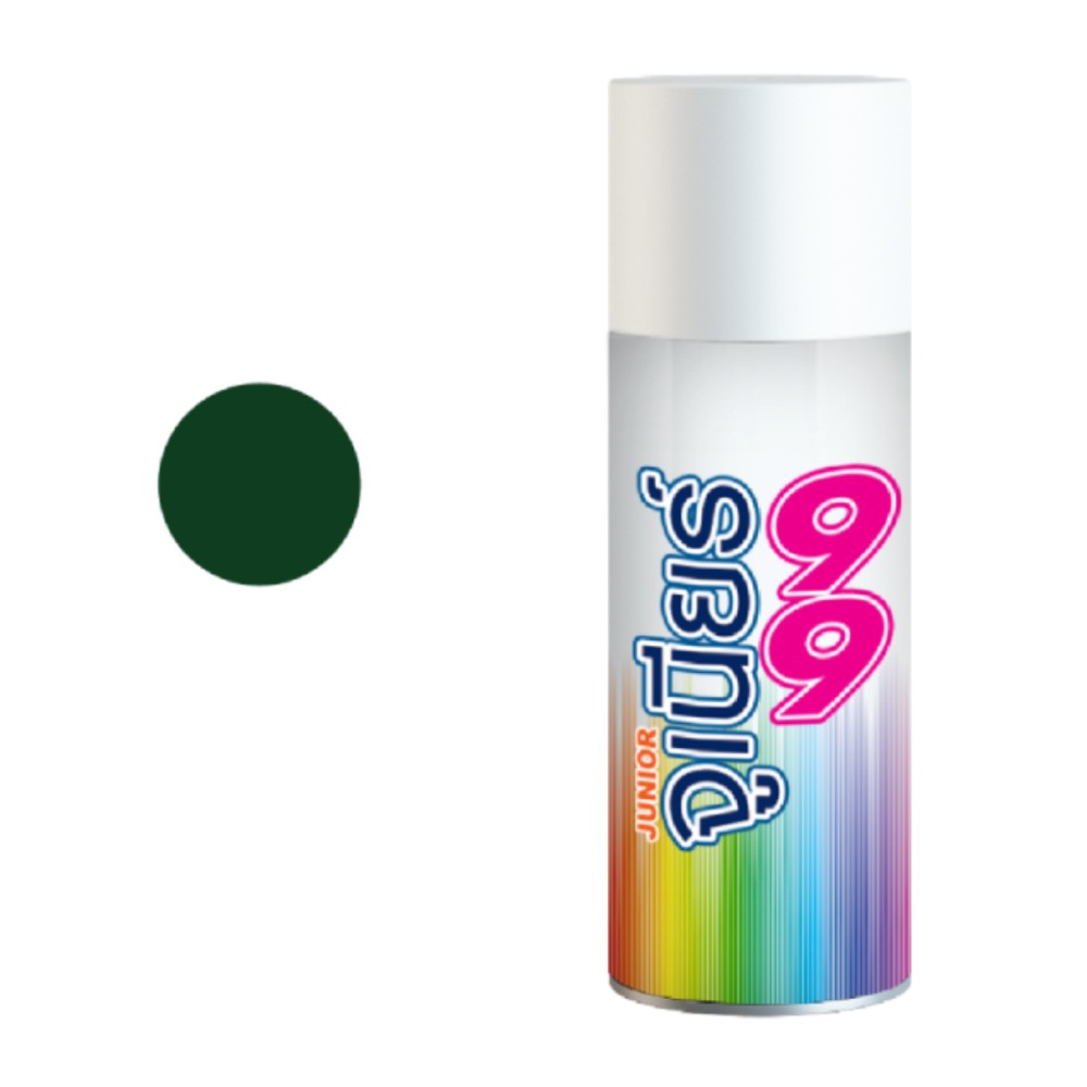 สีสเปรย์ Nippon Paint Junior 99 J214 สีเขียว