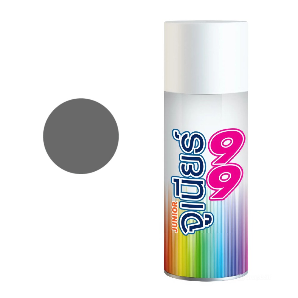 สีสเปรย์ Nippon Paint Junior 99 J220 สีเทาดำ