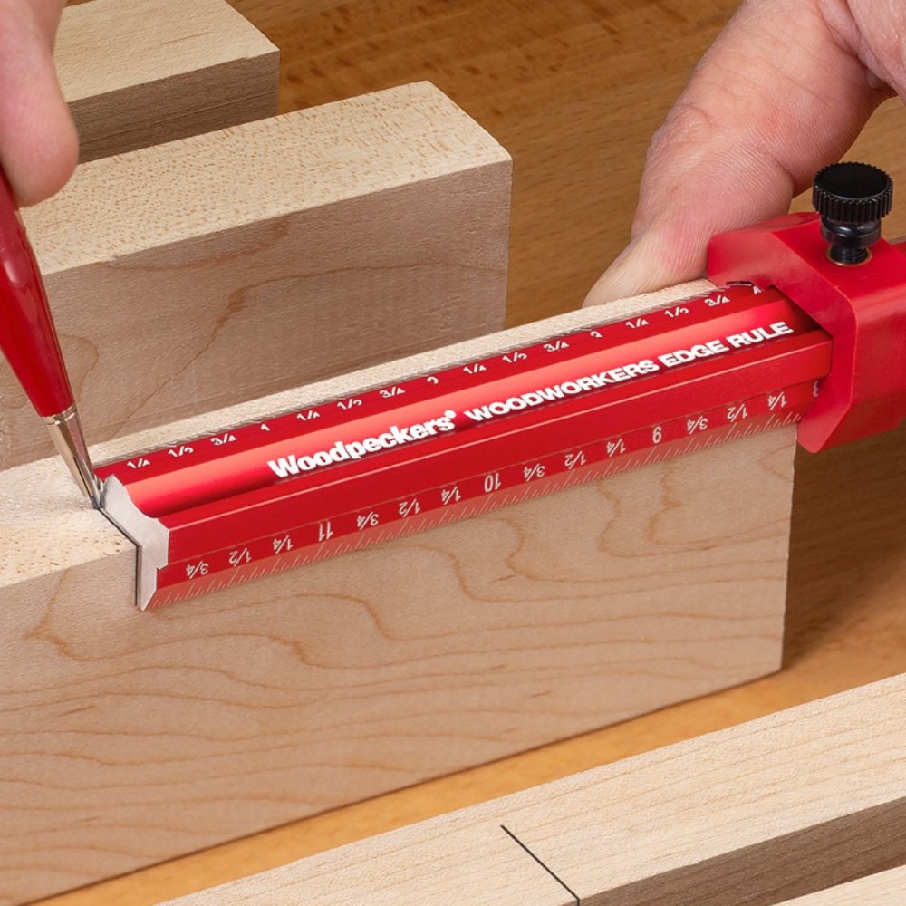 ชุดไม้บรรทัดวัดขอบ เมตริก Woodpeckers ERULE M KIT Edge Rule Set