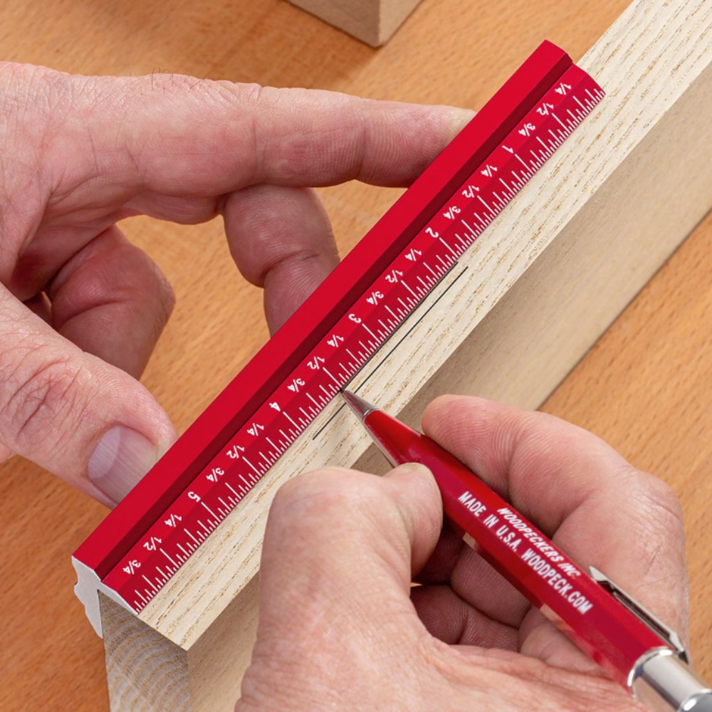 ชุดไม้บรรทัดวัดขอบ เมตริก Woodpeckers ERULE M KIT Edge Rule Set