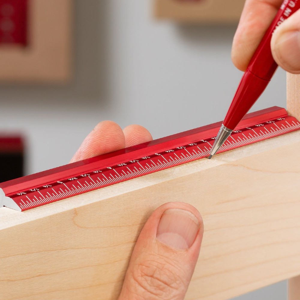 ชุดไม้บรรทัดวัดขอบ เมตริก Woodpeckers ERULE M KIT Edge Rule Set