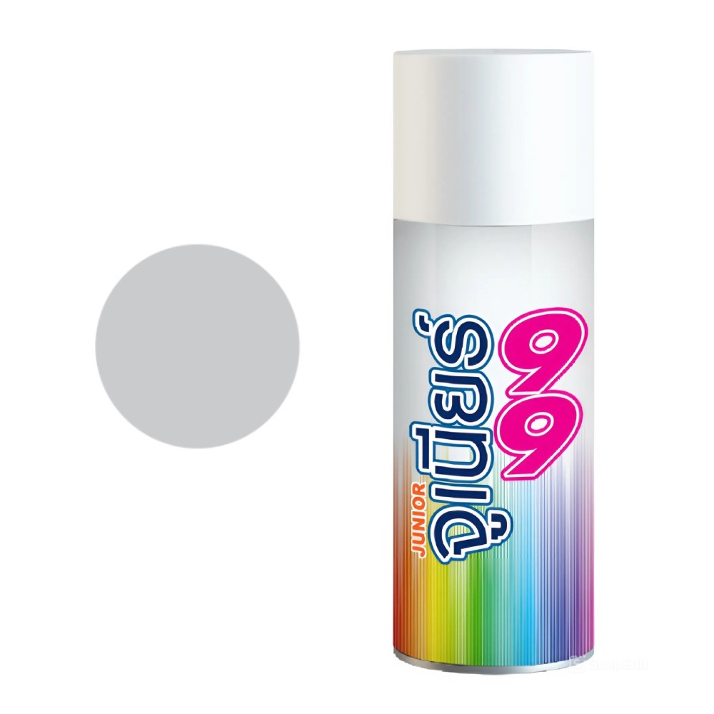 สีสเปรย์ Nippon Paint Junior 99 J300 สีเงิน