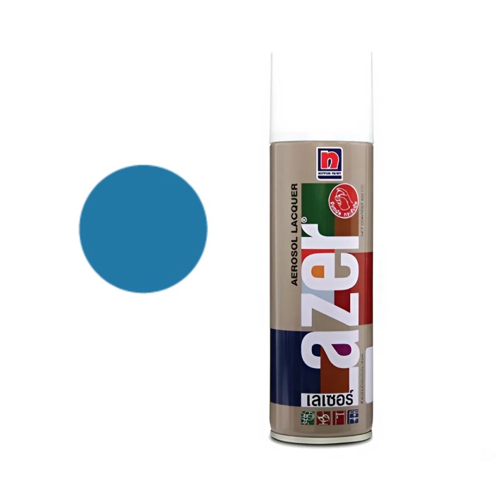 สีสเปรย์ Nippon Paint Lazer L213 สีฟ้า