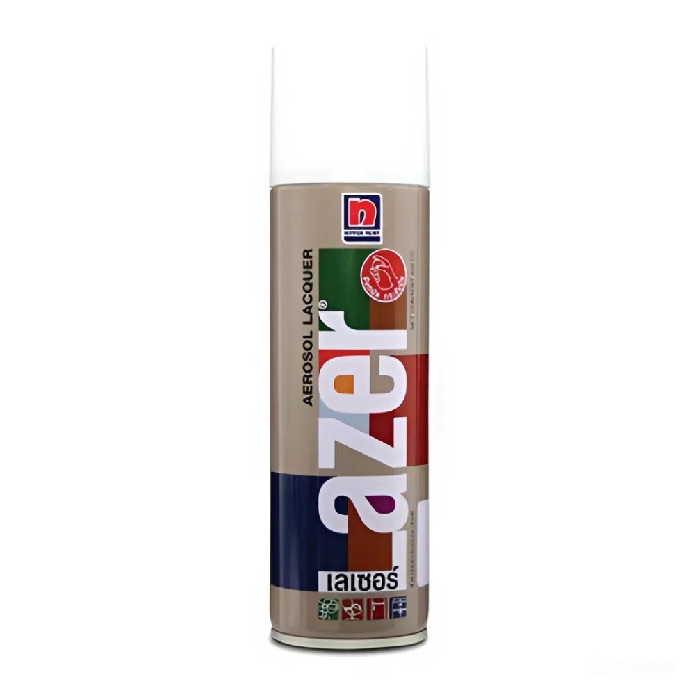 สีสเปรย์ Nippon Paint Lazer L200 สีขาว