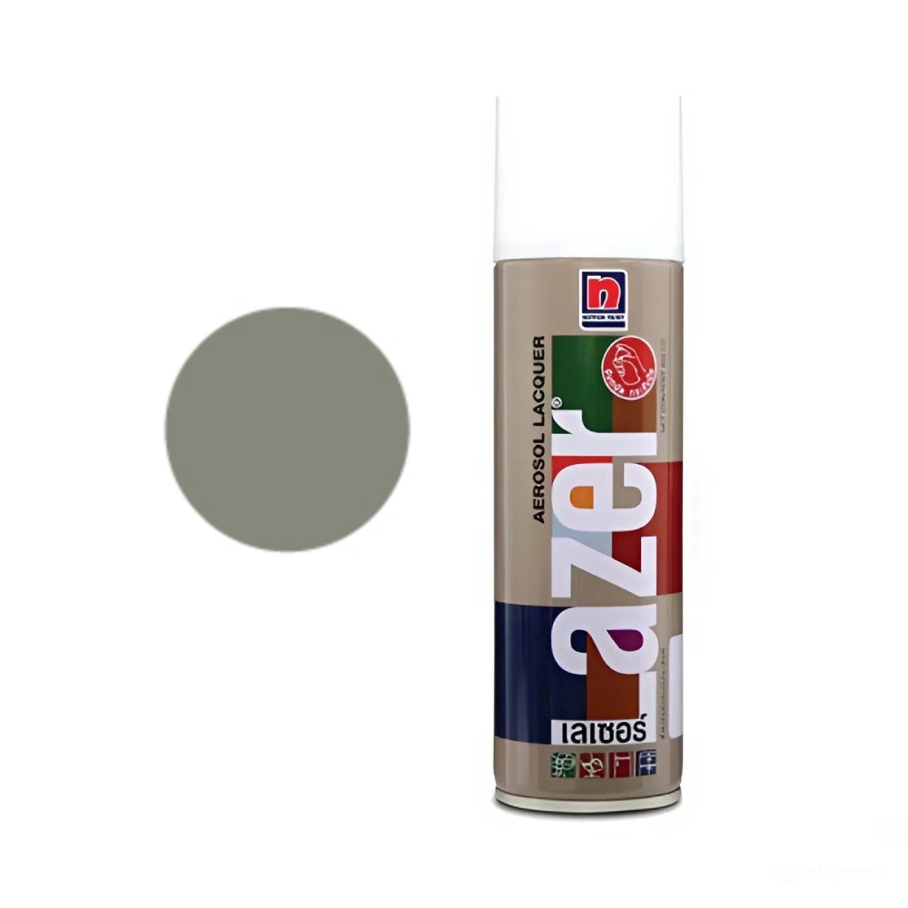 สีสเปรย์ Nippon Paint Lazer L221 สีเทา