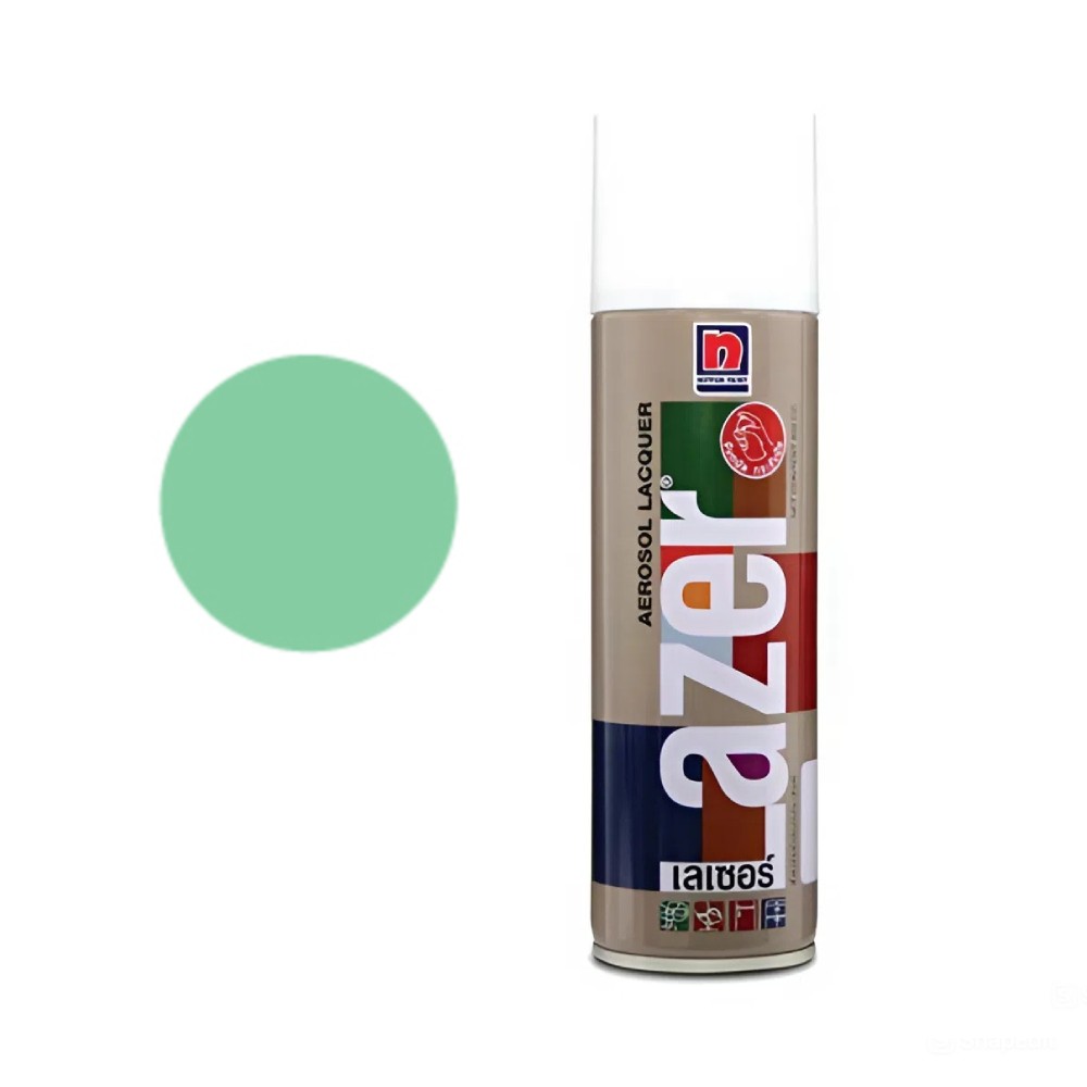 สีสเปรย์ Nippon Paint Lazer L223 สีเขียวอมฟ้า