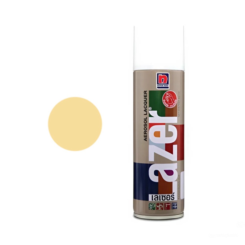 สีสเปรย์ Nippon Paint Lazer L219 สีครีม