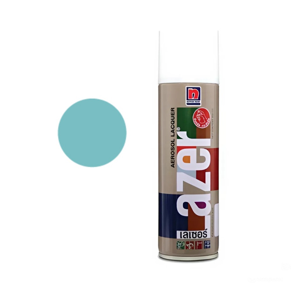 สีสเปรย์ Nippon Paint Lazer L224 สีฟ้าอ่อน