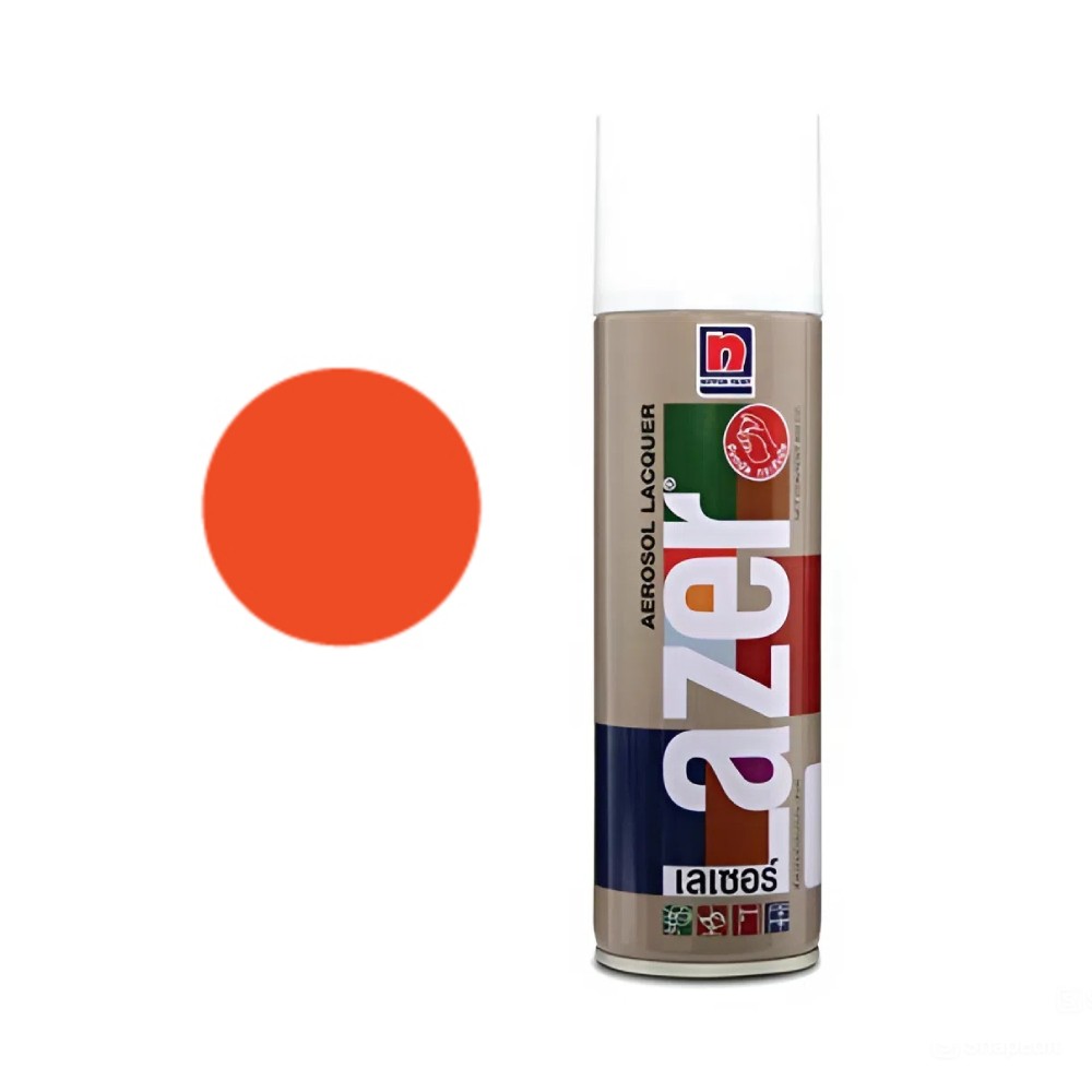 สีสเปรย์ Nippon Paint Lazer L226 สีแสด