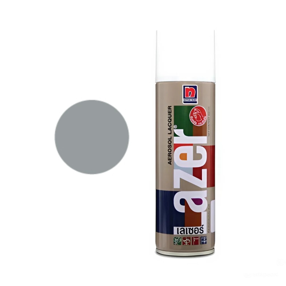 สีสเปรย์ Nippon Paint Lazer L266 สีรองพื้นสีเทา