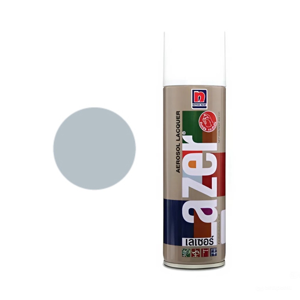 สีสเปรย์ Nippon Paint Lazer L300 สีเงิน