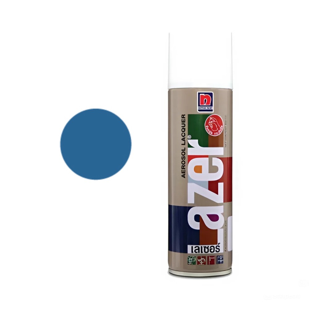 สีสเปรย์ Nippon Paint Lazer L242 สีน้ำเงินฟ้า