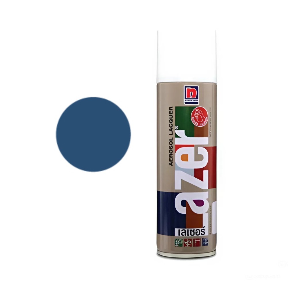สีสเปรย์ Nippon Paint Lazer L238 สีน้ำเงิน