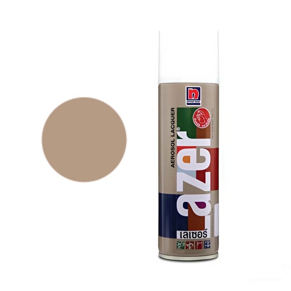 สีสเปรย์ Nippon Paint Lazer L304 สีน้ำตาลด้าน