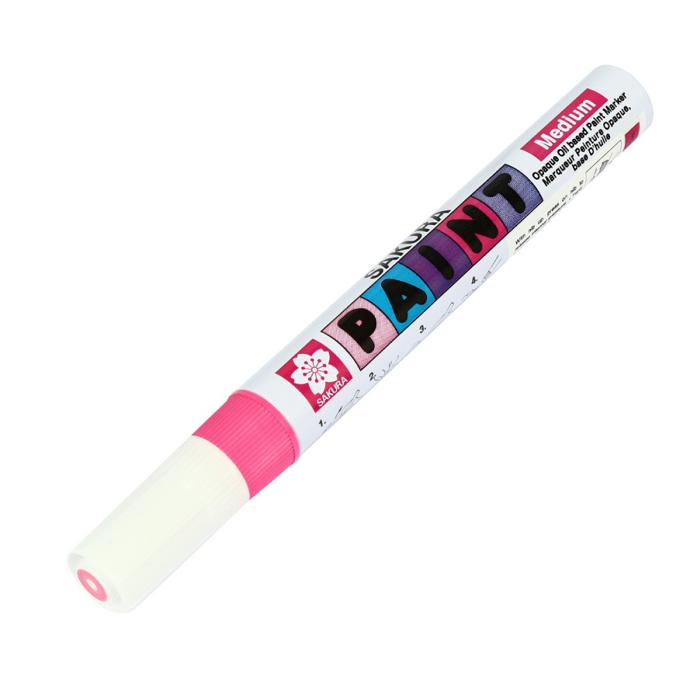 ปากกาเพ้นท์ SAKURA XPMK B 320 ขนาด 2 mm  สีชมพู