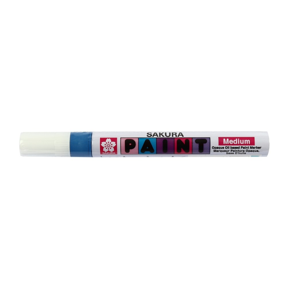 ปากกาเพ้นท์ SAKURA XPMK B 25 ขนาด 2 mm  สีฟ้า