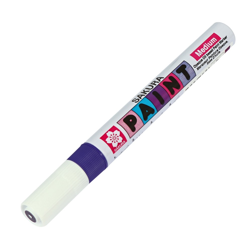 ปากกาเพ้นท์ SAKURA XPMK B 24 ขนาด 2 mm  สีม่วง