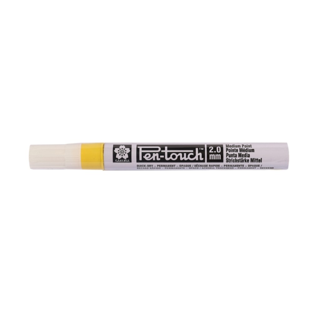 ปากกาเพ้นท์ SAKURA XPFKA 3 ขนาด 2 mm  สีเหลือง