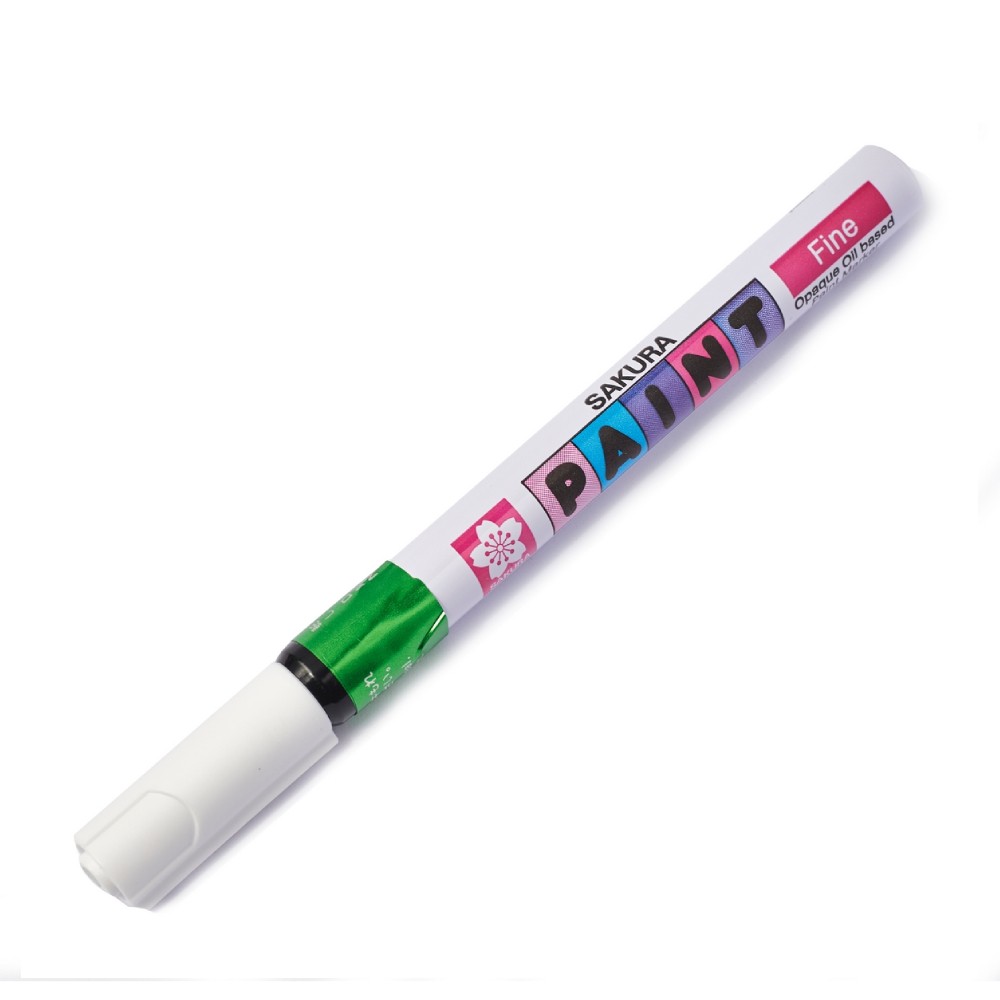 ปากกาเพ้นท์ SAKURA XPMK 29 ขนาด 1 mm  สีเขียว