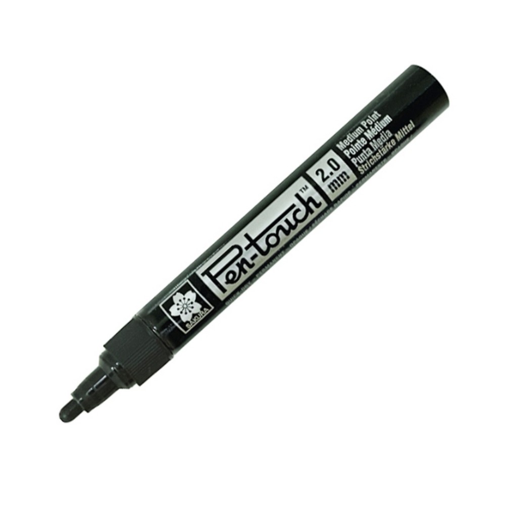 ปากกาเพ้นท์ SAKURA XPFKA 49 ขนาด 2 mm  สีดำ