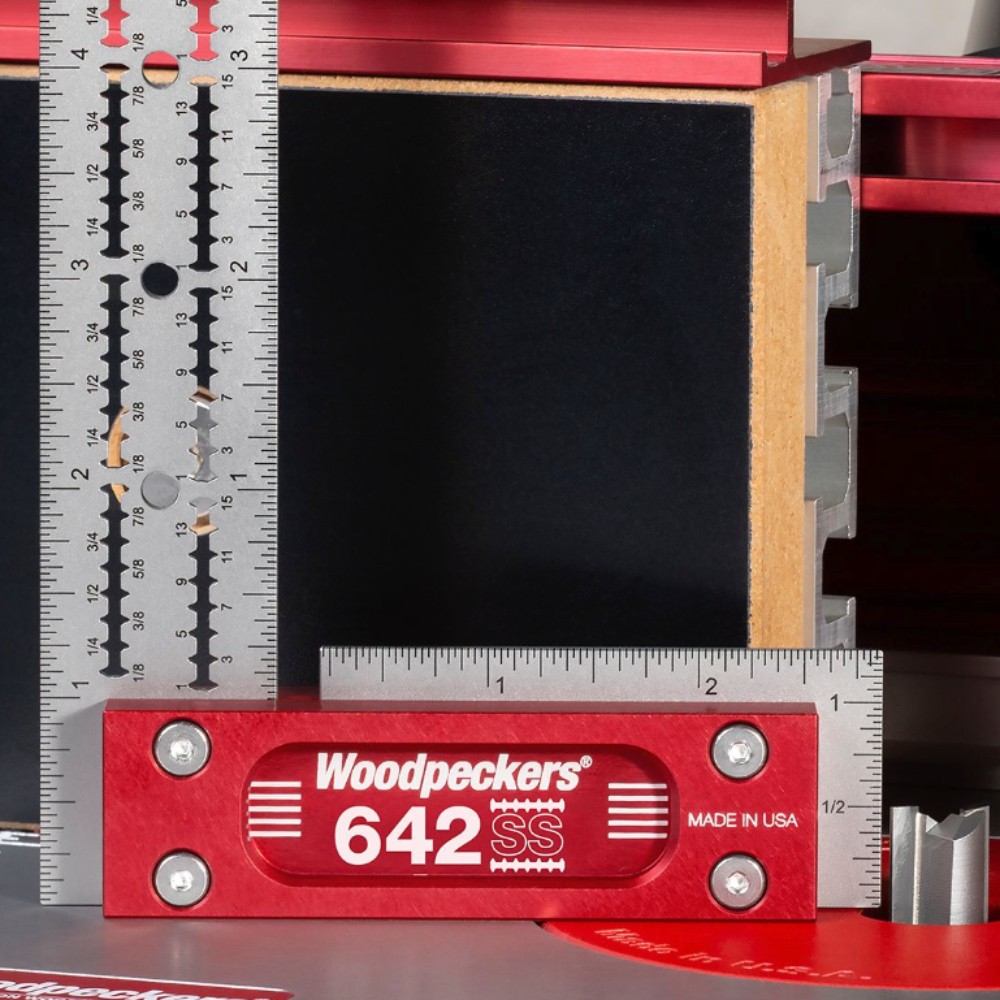 ฉากสแตนเลส Woodpeckers SSSQ 150 24 Stainless Square ขนาด 150 มม 