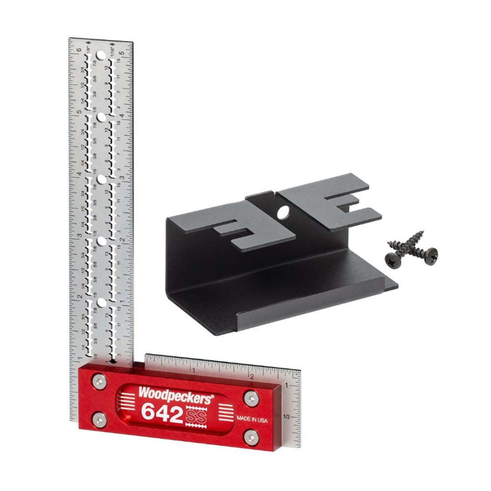 ฉากสแตนเลส Woodpeckers SSSQ 150 24 Stainless Square ขนาด 150 มม 