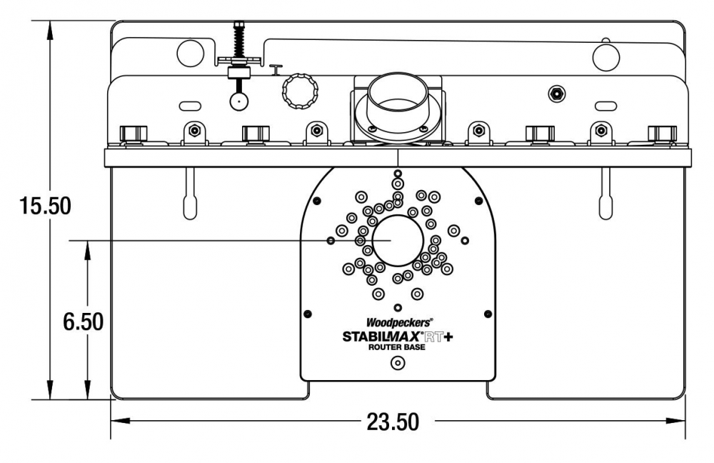 ชุดโต๊ะเร้าเตอร์ Woodpeckers SMRT P StabilMax Router Table System