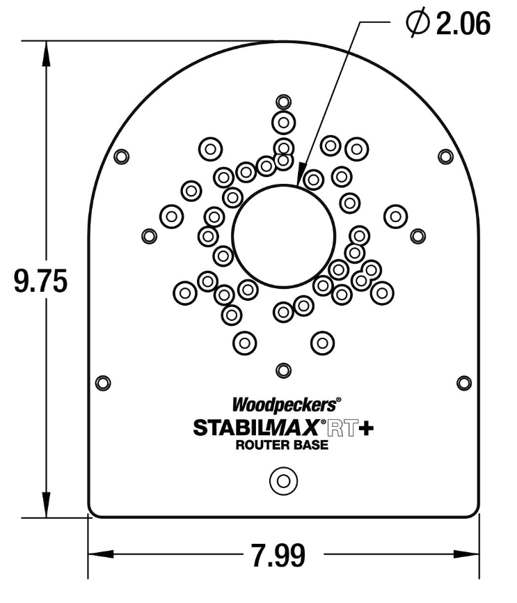 ชุดโต๊ะเร้าเตอร์ Woodpeckers SMRT P StabilMax Router Table System