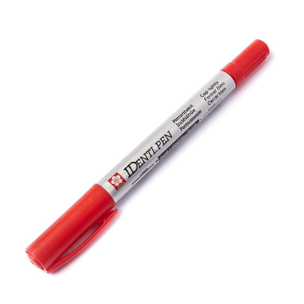 ปากกาไอเด็นติเพ็น SAKURA XYKT 44103 แบบ 2 หัว สีแดง