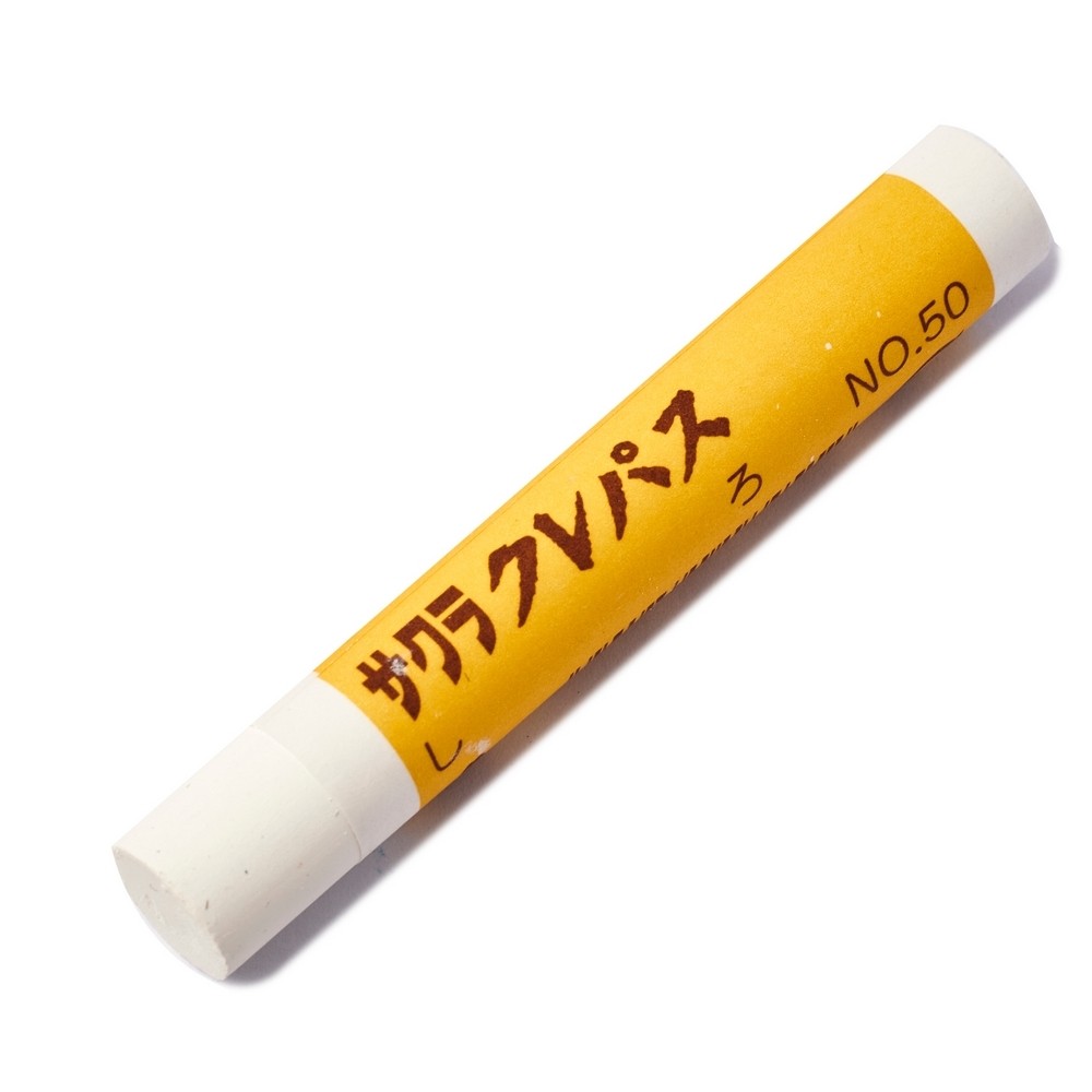 สีชอล์ก SAKURA LP 50 สีขาว  10 แท่ง กล่อง 