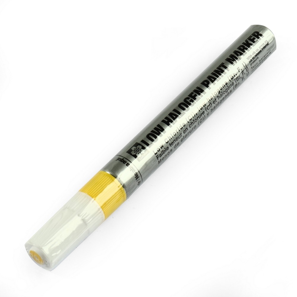 ปากกาเพ้นท์ มาร์คเกอร์ SAKURA XPMKB LH 3 ขนาด 2 mm  สีเหลือง